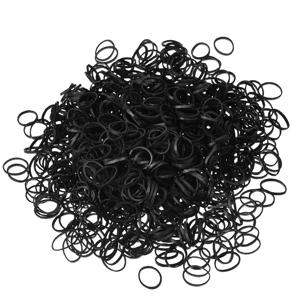HairTools 15mm Black Rubber Bands 300 Bands - Hairco Beauty ...
