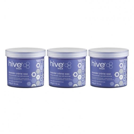 Hive Lavender Shimmer Creme Wax 425g Special Offer Pack
