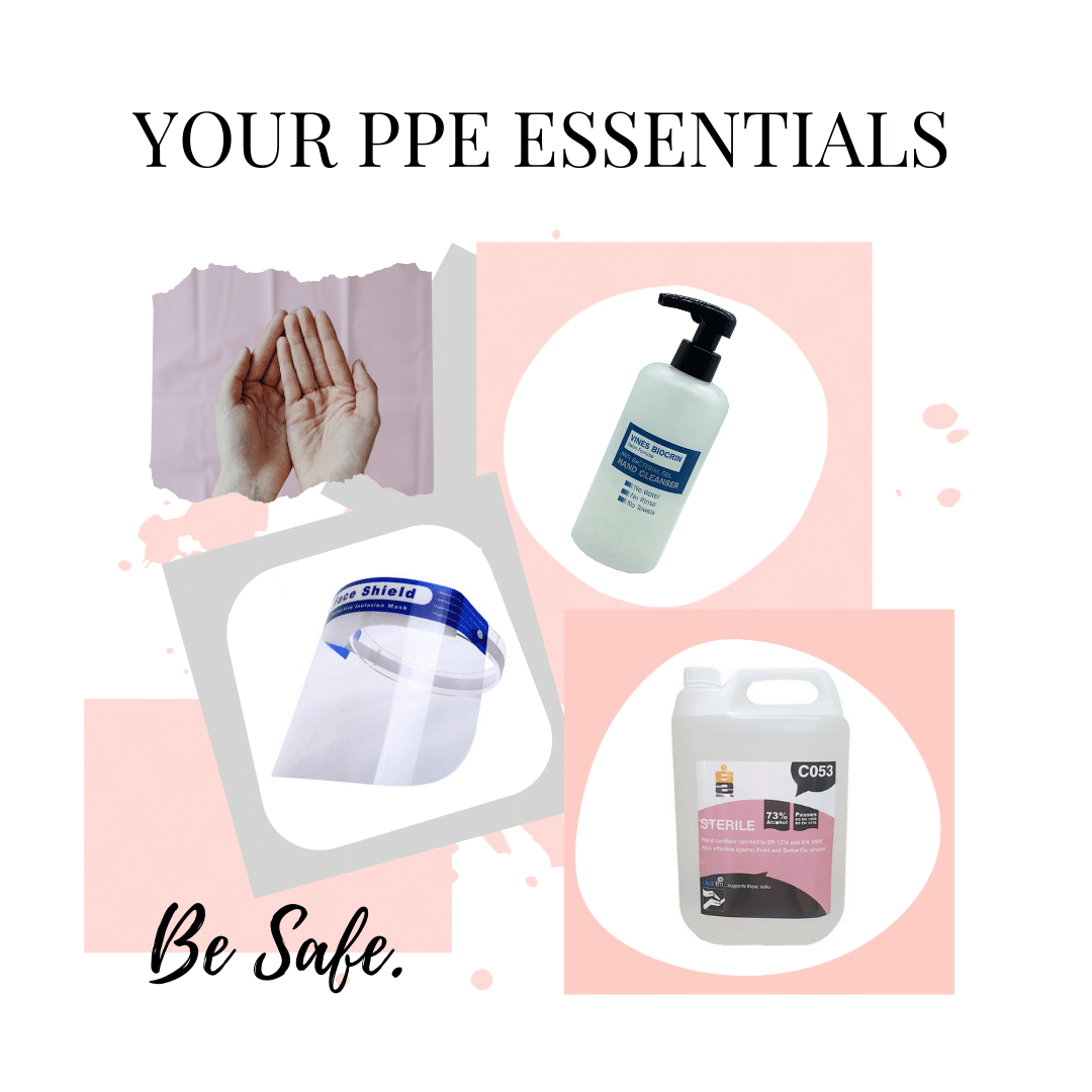 GET ORGANISED WITH YOUR PPE ESSENTIALS READY FOR RE-OPENING!
