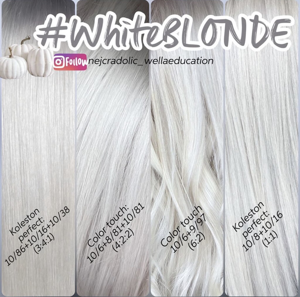 blæse hul Anstændig cylinder 10 BEAUTIFUL BLONDES: WELLA COLOR TOUCH FORMULAS - Hairco Beauty |  Professional Hair Beauty Salon Supplies